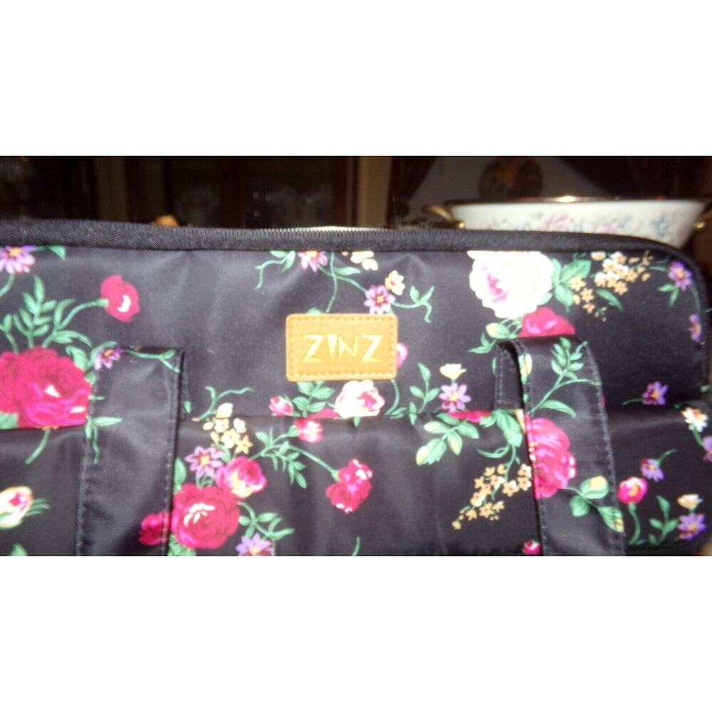 ZINZ Tote Bag Floral Travel Overnight xtra large